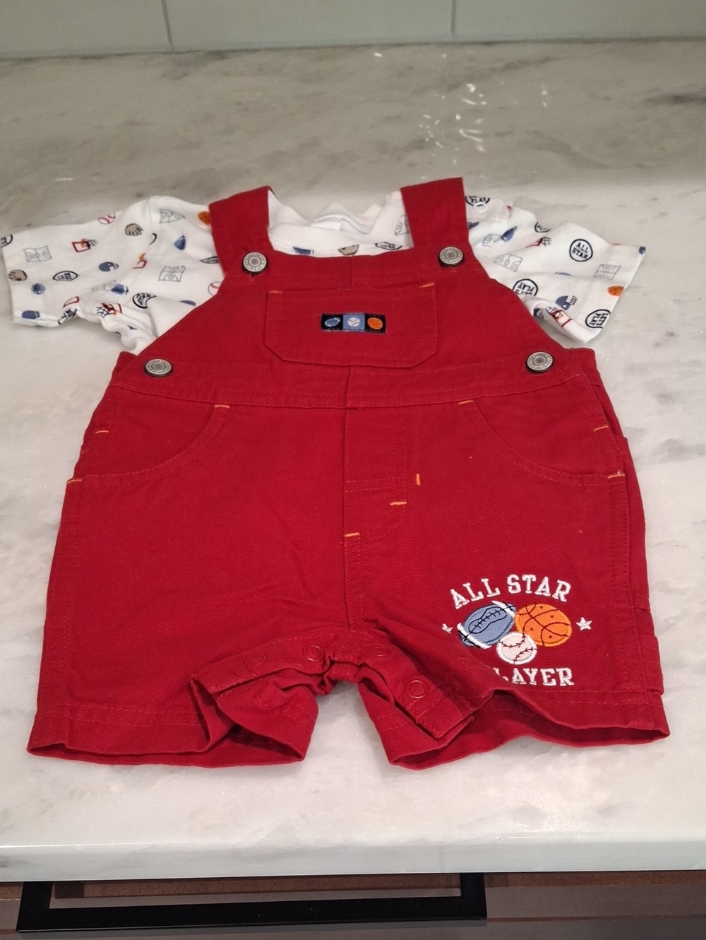 Short Overalls Set